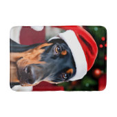 Doberman Christmas Badmat (Voorkant)