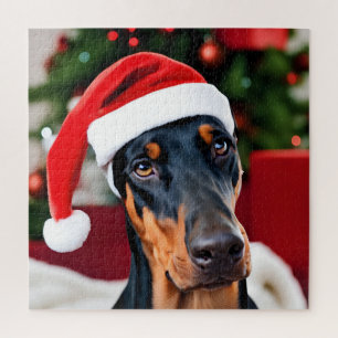 Doberman Christmas Legpuzzel