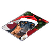 Doberman Christmas Notitieboek (Linkerzijde)
