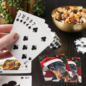 Doberman Christmas Pokerkaarten (Insitu)