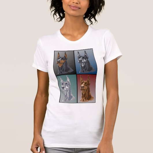 Doberman Colors T-shirt (Voorkant)