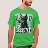 Doberman Dad 9 T T-shirt (Voorkant)