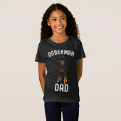 Doberman Dad Day Mannen Doberman Lover Owner T-shirt (Voorkant volledig)