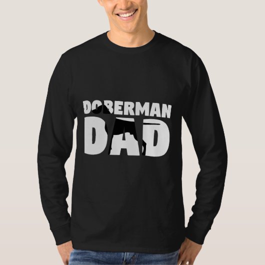 Doberman Dad Doberman Father Dog Dad T-shirt (Voorkant)