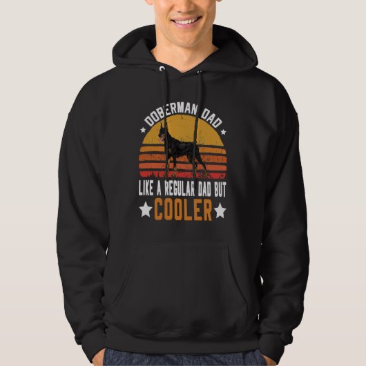 Doberman Dad Hoodie (Voorkant)