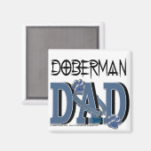 Doberman DAD Magneet (Voorkant / Achterkant)