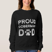 Doberman Dad Proud Dog Papa Trui (Voorkant)