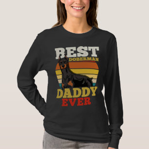 Doberman Dad Retro T-shirt