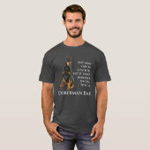 Doberman Dad T-Shirt (Voorkant volledig)