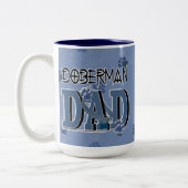 Doberman DAD Tweekleurige Koffiemok (Links)