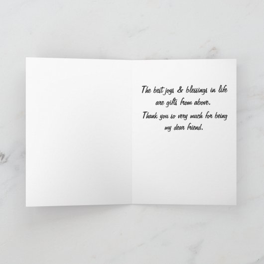 Doberman de Beste Vreugden in het Leven is Vrij Bedankkaart (Binnen)