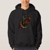 Doberman  designer retro streetwear high end fashi hoodie (Voorkant)
