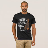 Doberman Didnt Fart Kiss Dog T-shirt (Voorkant volledig)