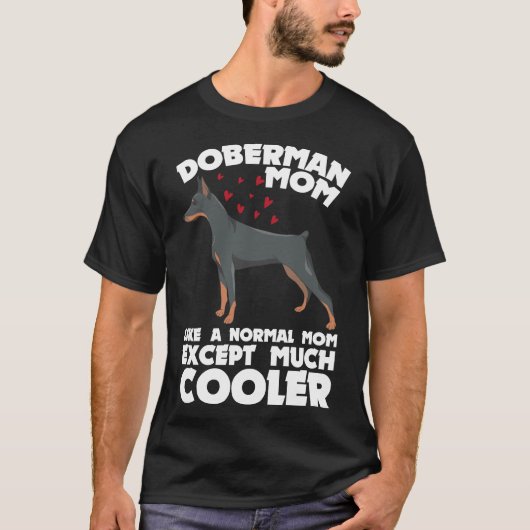 Doberman Dog 1002 T-shirt (Voorkant)