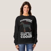 Doberman Dog 1002 Trui (Voorkant volledig)