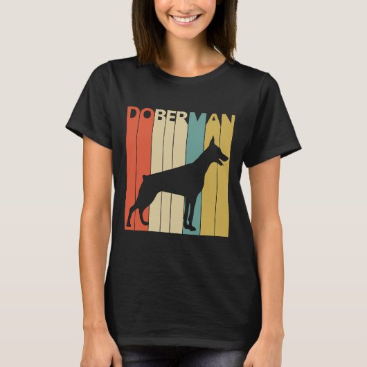 Doberman Dog 93 T-shirt (Voorkant)