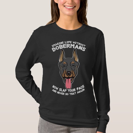 Doberman Dog 995 T-shirt (Voorkant)