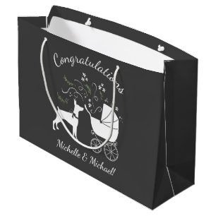 Doberman Dog Baby shower Puppy Dobie Pinscher Groot Cadeauzakje