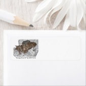 Doberman Dog en Puppy Etiket (Insitu)