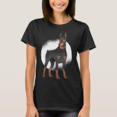 Doberman Dog Graphic T-shirt (Voorkant)