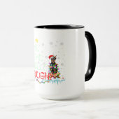 Doberman Dog kerstboomkerstmis - cadeau Mok (Voorkant rechts)