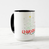 Doberman Dog kerstboomkerstmis - cadeau Mok (Voorkant links)