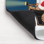 Doberman Dog-kerstkerstkerstman Muismat (Hoek)