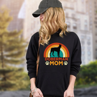 Doberman Dog Mom Sunset Trui