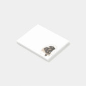 Doberman Dog Natural Ears Post-it® Notes (Schuin)