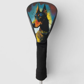Doberman Dog - Samenstelling 002 Golfheadcover