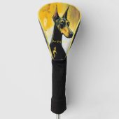 Doberman Dog - Samenstelling 003 Golfheadcover (Voorkant)