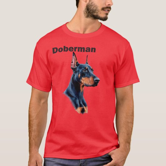 Doberman Dog T-shirt (Voorkant)