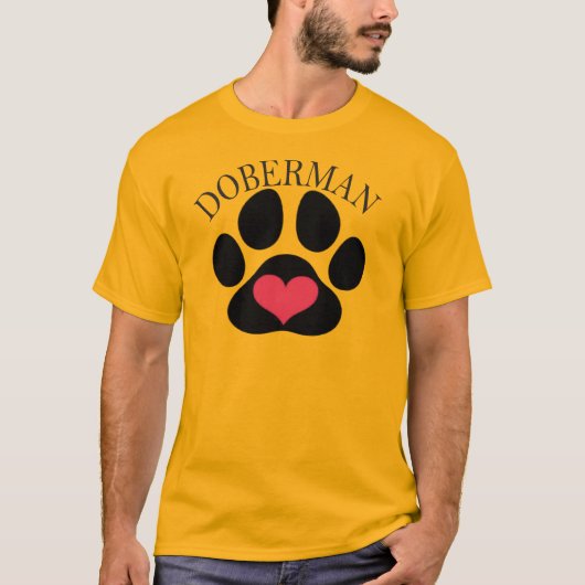 Doberman Dog T-shirt (Voorkant)