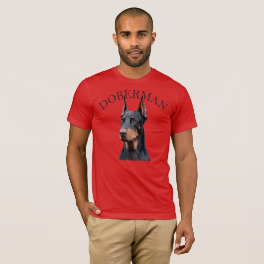 Doberman Dog T-shirt (Voorkant volledig)