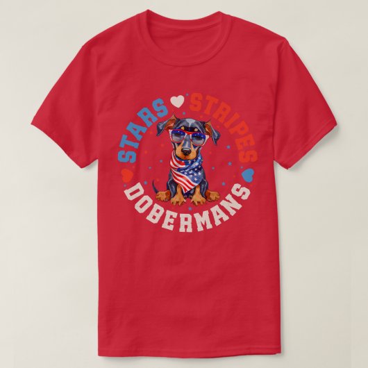 Doberman Dog T-shirt (Design voorkant)