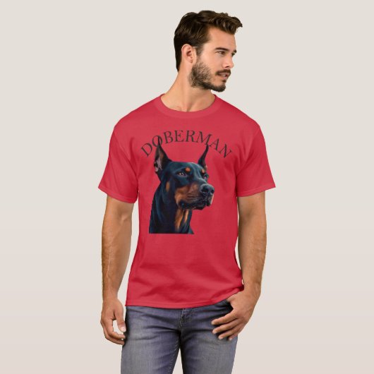 Doberman Dog T-shirt (Voorkant volledig)