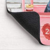 Doberman Dog Valentijnsdag Kissing Booth Muismat (Hoek)