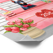 Doberman Dog Valentijnsdag Kissing Booth Poster (Hoek)