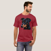 Doberman Eigenaar T-shirt (Voorkant volledig)