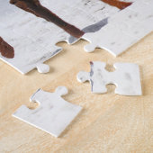 Doberman en Min Pin - KIJK! Een mini voor mij! Legpuzzel (Zijkant)