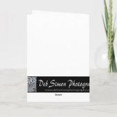 Doberman Frosty Morning Feestdagen Kaart (Achterkant)