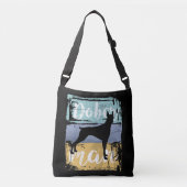 Doberman Gift -  Retro Doberman Dog Crossbody Tas (Voorkant)