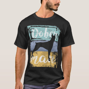 Doberman Gift -  Retro Doberman Dog T-shirt