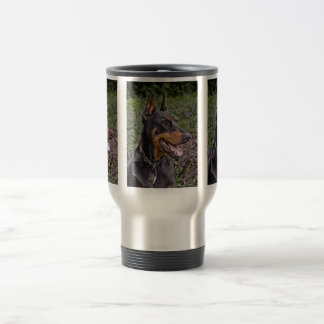 Doberman Glee! Travel Mug Reisbeker