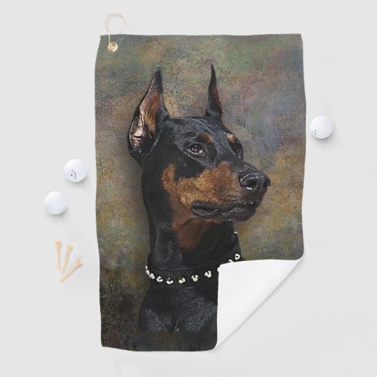 Doberman Golfhanddoek (Insitu)