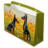 Doberman groot cadeauzakje (Achterkant Gekanteld)
