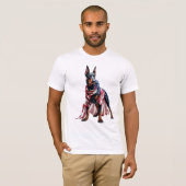 Doberman Guard Nation T-shirt (Voorkant volledig)