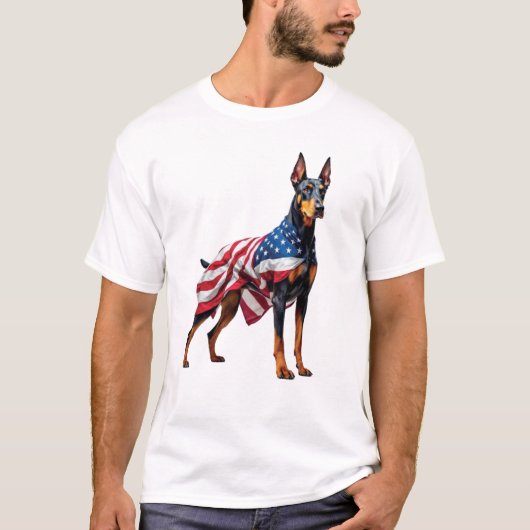 Doberman Guard Nation T-shirt (Voorkant)