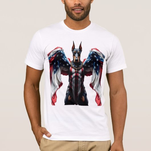Doberman Guard Nation T-shirt (Voorkant)