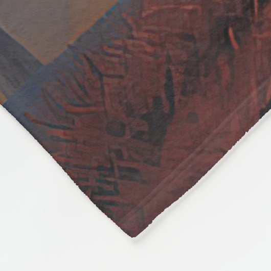 Doberman Halloween Scary Fleece Deken (Hoek)